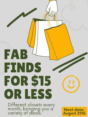 Fab Finds For $15 Or Less Happening Now!